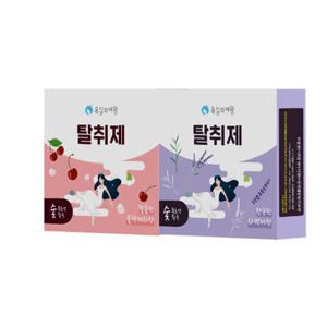 욕실의여왕 실내용 고체 탈취제 1개+1개(택1)