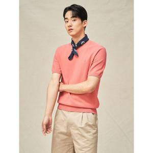 [Tag가199000][빈폴멘] 젠틀 라운드 니트 마젠타 (BC5251C23W)