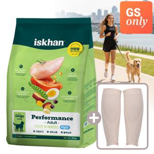 [우리와][GS단독]이즈칸 독 퍼포먼스 어덜트 15kg+종아리 압박 밴드 엑스루션 베이지 M+강아지 럭키 사은품(랜덤)