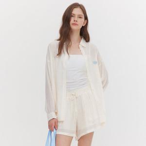 [마리끌레르] [정가119,000원] 하트 자수 셔츠 팬츠 세트(MAGBSU04MCM)