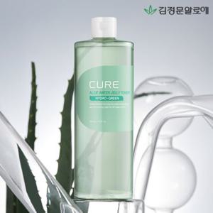 [김정문알로에] 큐어 알로에 워터 젤리 토너 500ml 1개 (정가 32,000원)