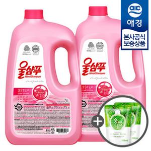 [애경]울샴푸 오리지널 3L x2개 +주방세제 200ml x2개 증정