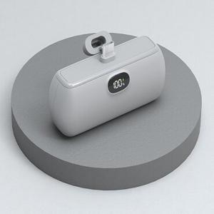 PD20W 고속 초고속 도킹형 스탠드 거치대 C타입 미니 보조배터리 LCD 충전기