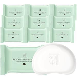 살림백서 소프트 모이스처 세수 비누 100g 10개입 올인원 클렌징