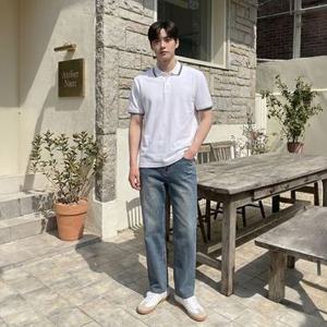[행텐 틴즈]남성 이너밴딩 코인포켓 스트레이트 데님팬츠_295(10520-055-404-10)