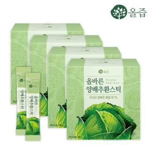 [올즙] 올바른 양배추환스틱 30포 x 4세트