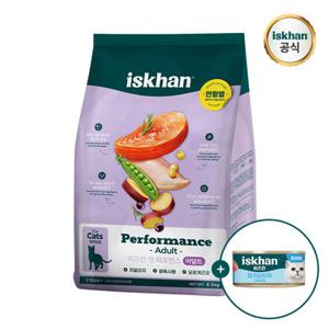 [우리와] 이즈칸 고양이사료 퍼포먼스 어덜트 6.5kg+그레이비 캔 80g(랜덤)