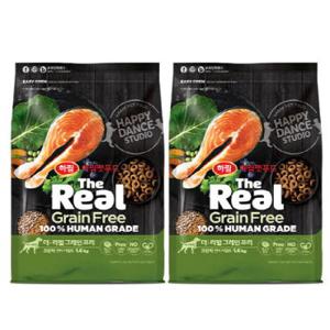 하림펫푸드 더리얼GF 크런치 연어어덜트 3.2kg