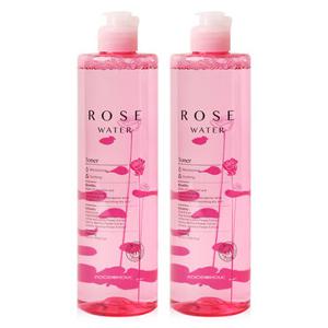 (2개/무배)푸드어홀릭 로즈워터 토너 530ml /대용량 닦토 장미수스킨 진정 보습