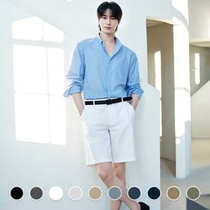 [백화점][지오다노]남성 여름 클래식 코튼 면 스판 버뮤다 숏 팬츠 반바지 105520/01105520