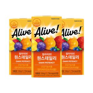 얼라이브 멀티비타민 60정 3개 (6개월)
