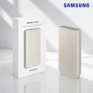 삼성정품 초고속 45W 3포트 보조배터리 20000mAh EB-P4520 N