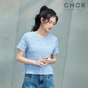 [TV상품]코어 어센틱 26SS 셔링 티셔츠 2종 [런칭 가격 79,900원]