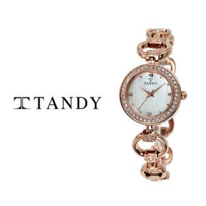 TANDY 탠디 모던클래식 여성용 메탈시계 4016 로즈골드