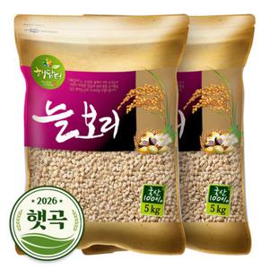 2026년 햇곡 국산 늘보리 10kg (5kgx2봉) 겉보리 꽁보리