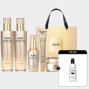 AHC 리뉴에이지 토탈 4종 기프트 세트 +(증정)프로샷 세럼 5ml 1개