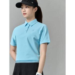 [빈폴골프] 여성 블루종핏 반팔 티셔츠 - 스카이 블루 (BJ5342A12Q)