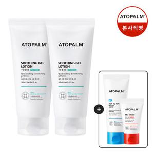 [아토팜] 수딩젤로션 200mlX2 (증정)탑투토워시 100ml+MLE 크림30ml 6/22~6/28