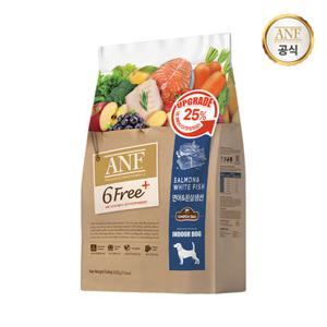 [우리와] ANF 식스프리플러스 독 연어&흰살생선 5.6kg+로하이드 밀크스틱 27P