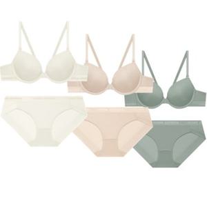 [백화점][코데즈컴바인이너웨어] 코데즈컴바인이너웨어 26 S S 여성베이직 와이어 여성브라팬티 3종세트 (CFWBR161+BP161) CFWBR161