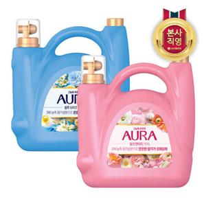 [신제품]아우라 고농축 섬유유연제 5.5L x 1개 2종 택1