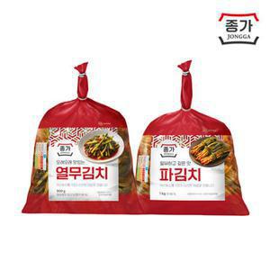 [TV상품]종가 파김치 900g + 열무김치 900g