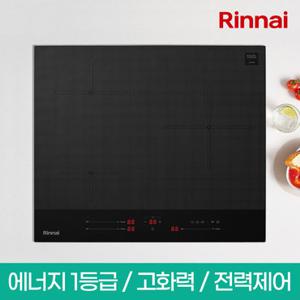린나이 빌트인 3구 인덕션 전기레인지 IHM16BS (자가설치/제품만 택배발송)