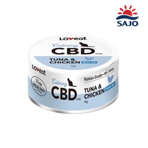 사조 러브잇 CBD 고양이 주식캔 참치&치킨 90g 24개입