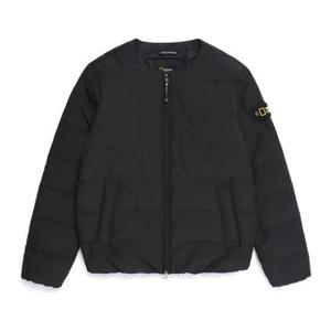 N254UDW929 헤론 U넥 와펜 경량 구스다운 점퍼 BLACK