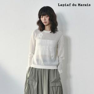 [TV상품]라삐아프 26SS 레터링 크로쉐 니트 1종 [런칭 가격 59,900원]