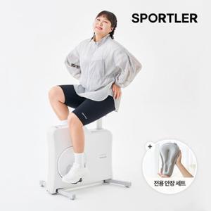 스포틀러 (다운로드쿠폰)원더바이크이수지접이식실내자전거사이클미니바이크유산소홈트운동기구