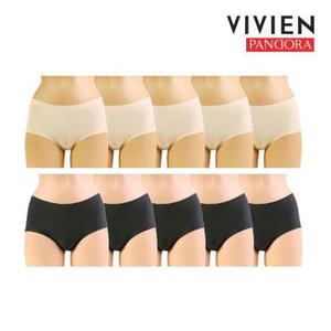[비비안]노라인 심리스 퓨징 팬티 5종세트 (RS668)