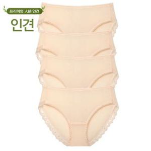 [마이핏]여성용 엄마 인견팬티 빅사이즈 편한 팬티 4종세트 90~115 5XL