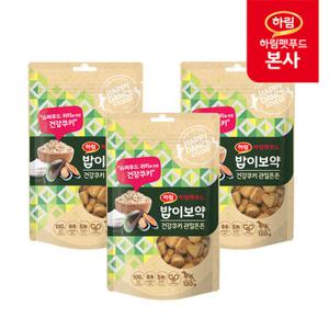 하림펫푸드 밥이보약 DOG 건강쿠키 관절튼튼 120g x 3