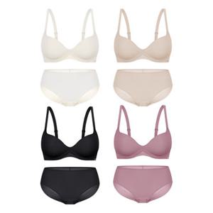 [Wonderbra] 일체형 볼륨몰드 노와이어 브라팬티 8종세트 택 1