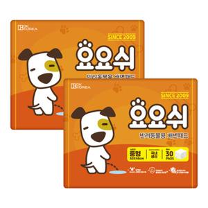 [요요쉬] 배변패드 중형 30매 X 2팩