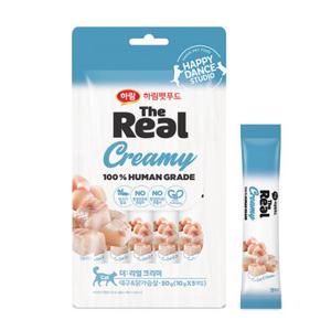하림펫푸드 더리얼 크리미 대구& 닭가슴살 50g (Cat) / 고양이츄르