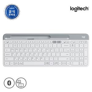 로지텍 코리아 K580 슬림 블루투스 무선 키보드 화이트