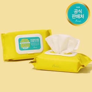 아리얼 스트레스 릴리빙 퓨어풀 클렌징 티슈 80매_2개입 [정가 17,800원]