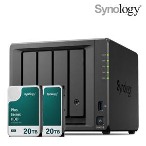 시놀로지 시놀로지 나스 DS425+ 4베이 [40TB]HAT3320-20TBx2 NAS HDD 합본