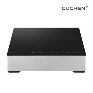 (주)쿠첸 쿠첸 3구 히든 인덕션 CIR-VB330MTOB2 + AC-SVB150 150mm 무광 매트 ILVA글라스 용기감지 자가설치 HM