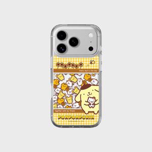 슬래시비슬래시 폼폼푸린 스낵키 클리어 마그넷 케이스 for iPhone17 Series
