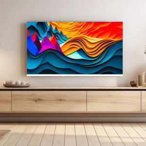 써밋티비 81cm 구글5.0 QLED 화이트 스마트TV Q325ESW FHD 상하벽걸이 기사설치