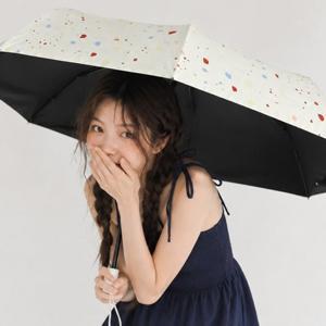 히키스 HICKIES UV암막 데일리 자외선차단 스플래시 3단 반자동 경량 양우산 UV50