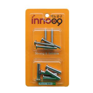 이노공구 이노공구 가구용 조립볼트 너트 세트 볼트 45mm 너트 35mm NIT-808