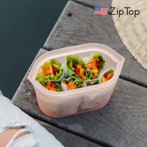 집탑 [임직원] 집탑 Zip Top 실리콘 지퍼백 디쉬 미디움사이즈