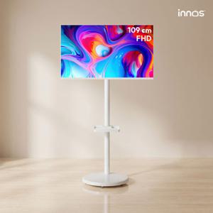 이노스 이노스 삼탠바이미 109cm(43인치) FHD 화이트 스마트 이동식 TV