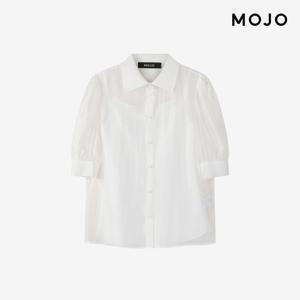 [모조에스핀] 반팔소매 베이직 블라우스 J262XSC008 J262XSC008