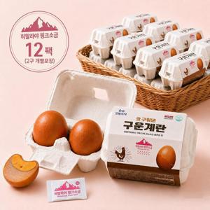 [최종가14900원] 갓 구워낸 구운계란 24구+히말라야 핑크솔트12개 ( 2구개별포장 x 12개)