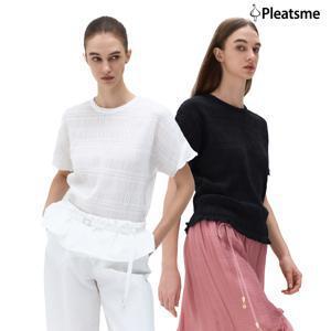 플리츠미 26SS 슈링크 코튼 블라우스